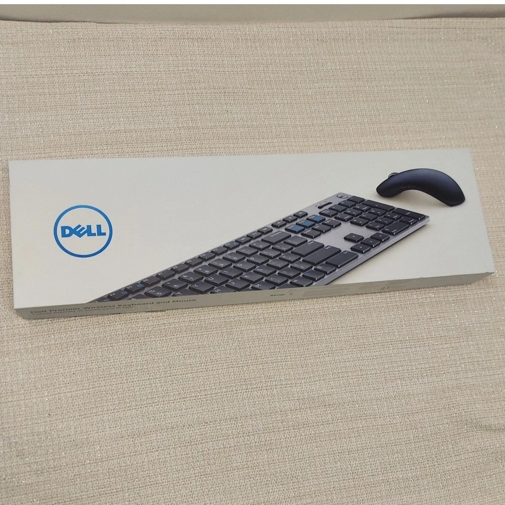Dell Premier Wireless Keyboard and Mouse KM717 1G1MG Bluetooth Gray